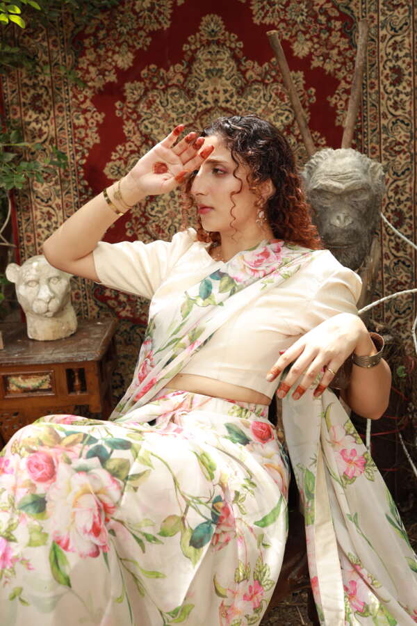 Gulzarina 1 – Floral Silk Sarees - Image 3