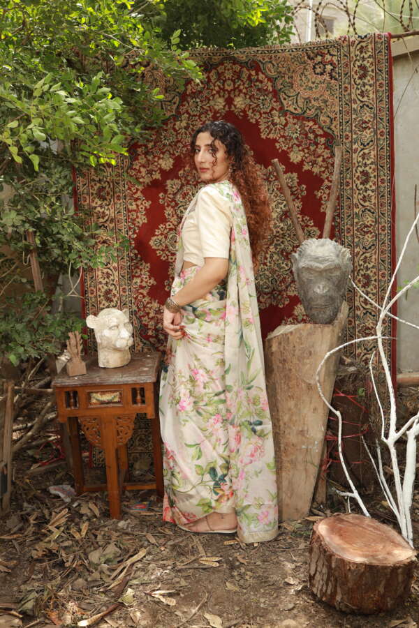 Gulzarina 1 – Floral Silk Sarees