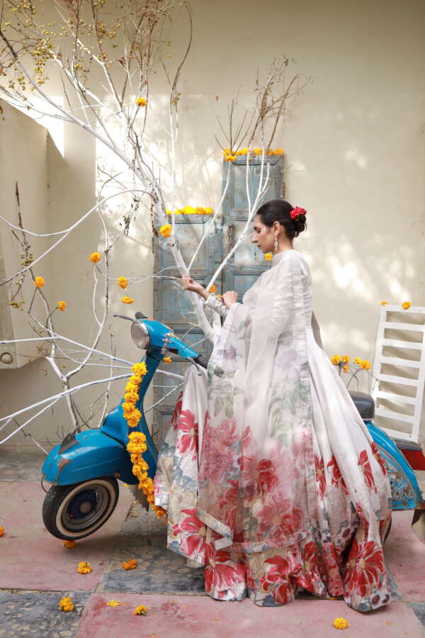 Phoolan – Pearl White Pishwas - Image 3