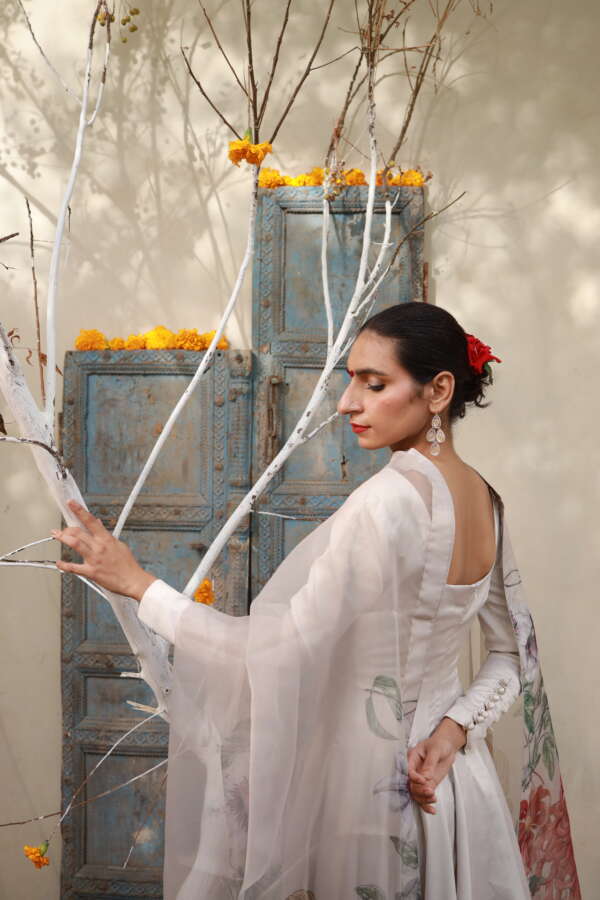 Phoolan – Pearl White Pishwas - Image 4